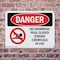 Signmission No Swimming Pool Closed Chemicals In Use Danger Sign, Plastic, 10in W x 7in L, 2PK OS-2PACK-DS-P-710-L-1627 - alternate 2